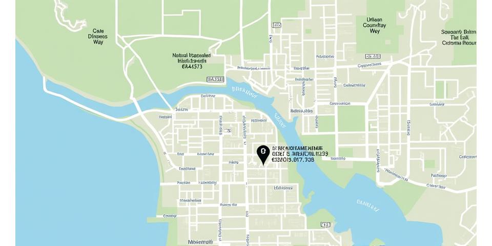 Map showing Chameleon Charm's location at 1872 Cypress Way, Vancouver