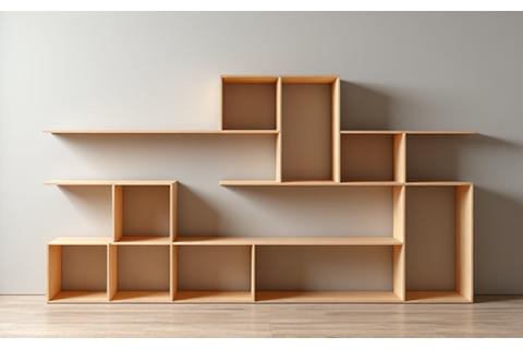 Modular Birch Bookshelf Unit
